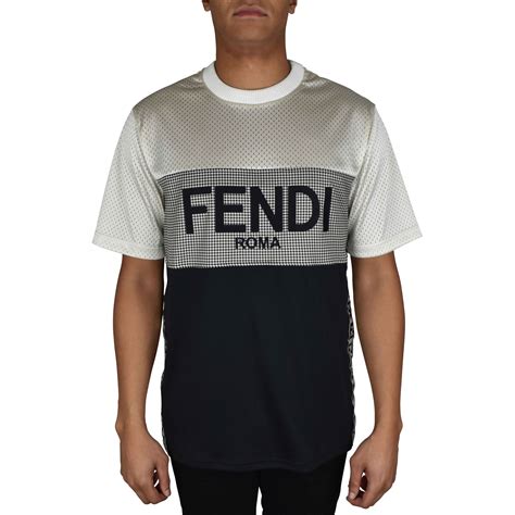 fendi tas white black|fendi shirts.